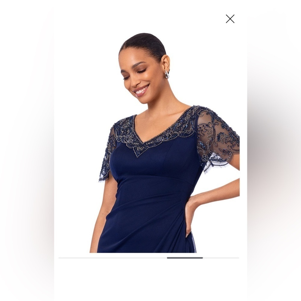 Xscape Petite Beaded Scallop-Sleeve Cascading Dress
Xscape
Current price: $269. - Picture 4 of 11